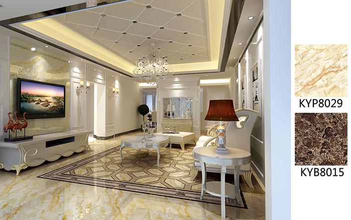 陶瓷一线品牌217永信贵宾会瓷砖客厅成效图