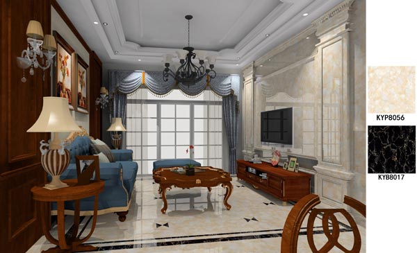 217永信贵宾会家装：佛山大沥碧桂园华府115㎡美式装建成效鉴赏