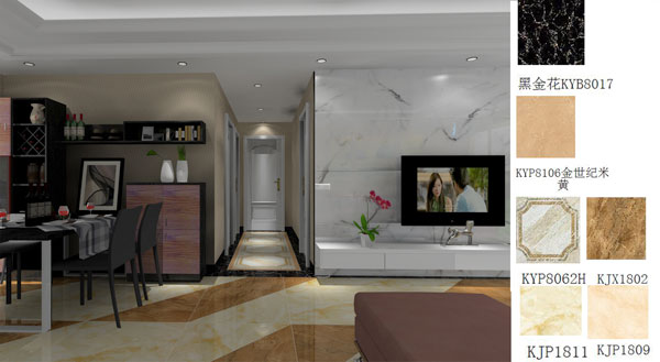 217永信贵宾会家装：佛山禅城怡翠晋盛花圃100㎡的现代风格装建鉴赏