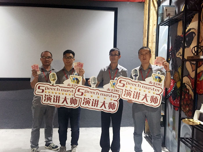 陶瓷一线品牌217永信贵宾会瓷砖“若何急剧向新客户介绍公司和服务”演讲角逐圆满实现