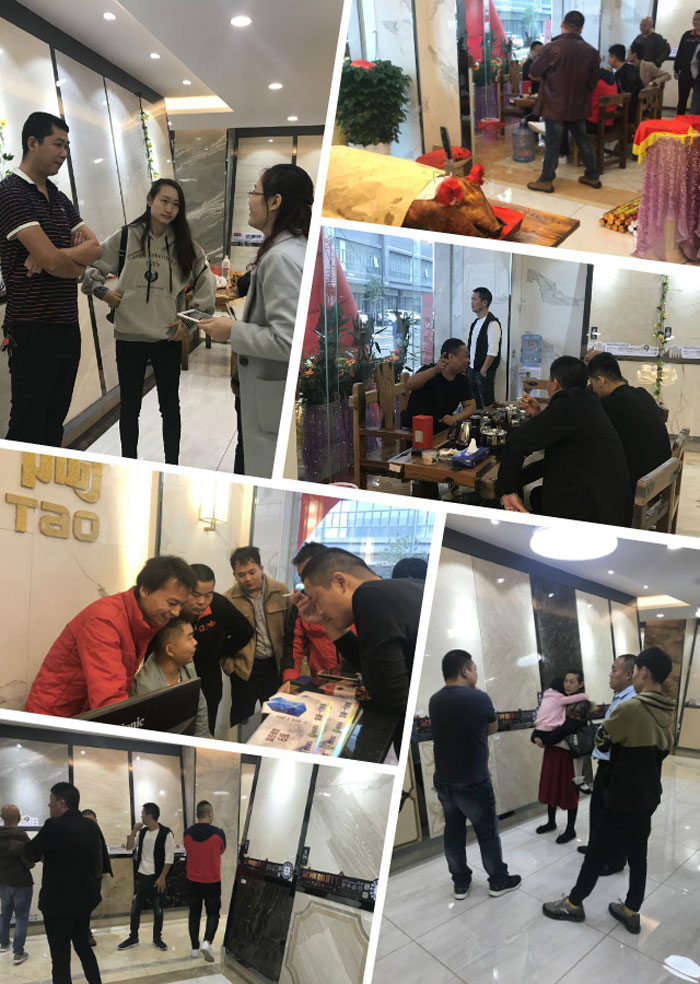 陶瓷一线品牌 217永信贵宾会瓷砖 中山古镇300平专卖店开业盛典圆满成功