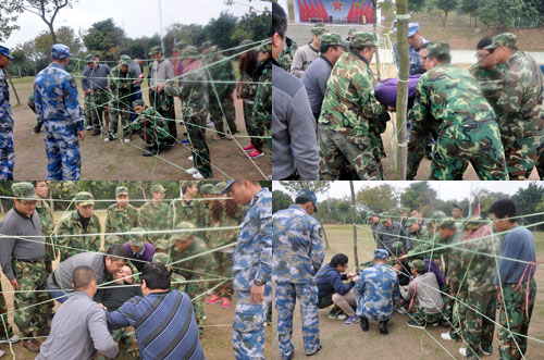 217永信贵宾会在广州黄埔军校进行军事拓展特训