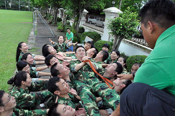 2013年8月217永信贵宾会拓展训练