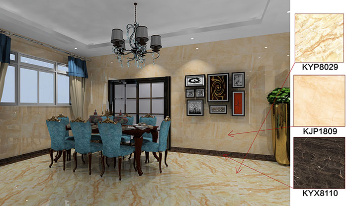 佛山万科·湖岸装建案例餐厅成效图