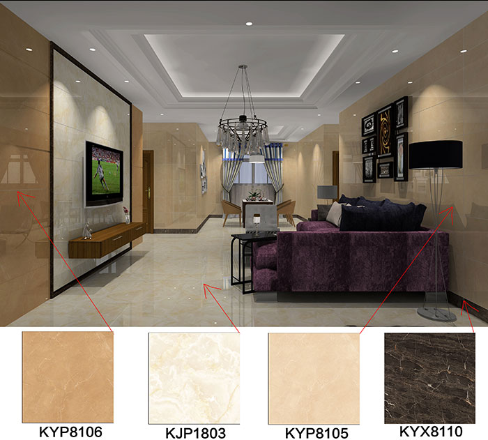 依云天汇装建案例客厅成效图