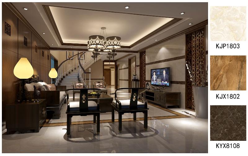 217永信贵宾会全抛釉瓷砖爱尔兰砂岩KJX1802成效图1