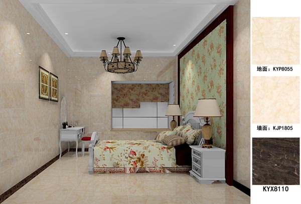 217永信贵宾会瓷砖利用成效：徐州开元翡翠湾D户型装建成效鉴赏