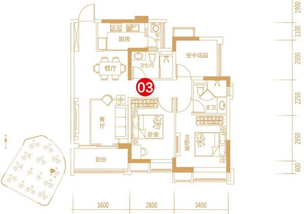 217永信贵宾会家装：佛山保利紫山国际115㎡欧式风格装建鉴赏