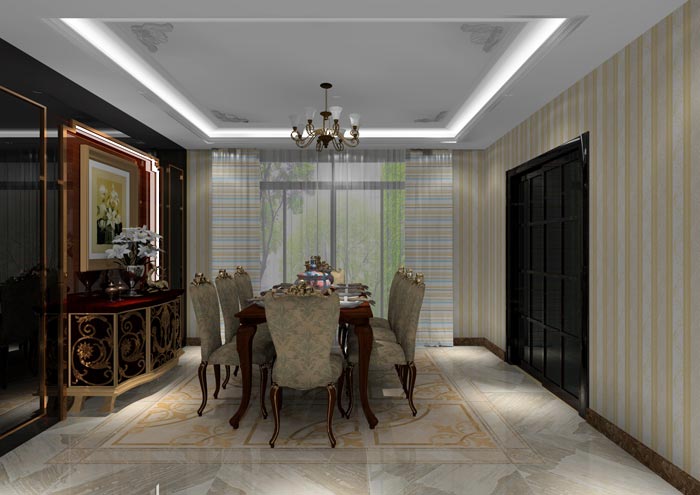 217永信贵宾会家装：佛山水悦龙湾141㎡简欧装建成效鉴赏