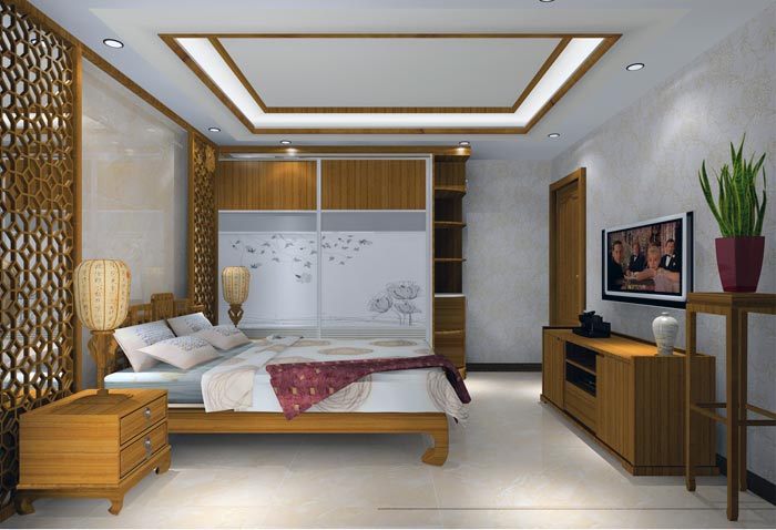 217永信贵宾会家装：井冈山和谐家园安设幼区130㎡中式风格装建鉴赏