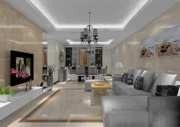 217永信贵宾会家装：佛山狮山上林苑91㎡简约风格装建鉴赏