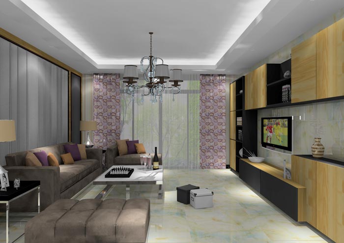 217永信贵宾会家装：佛山龙湖春江名城113㎡的简约现代风格装建鉴赏