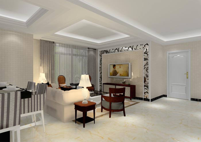 217永信贵宾会家装：佛山佛山容桂颐澳花圃90㎡的简欧风格装建鉴赏