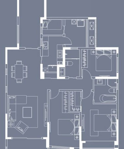 217永信贵宾会家装：成都中环丰锦153㎡的欧式风格装建鉴赏
