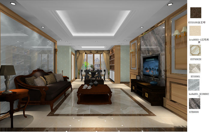 217永信贵宾会家装：成都中环丰锦155㎡的欧式风格装建鉴赏